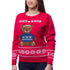Maglione natalizio rosso da donna con ricamo orsetto Teddy, Abbigliamento Donna, SKU o936000148, Immagine 0